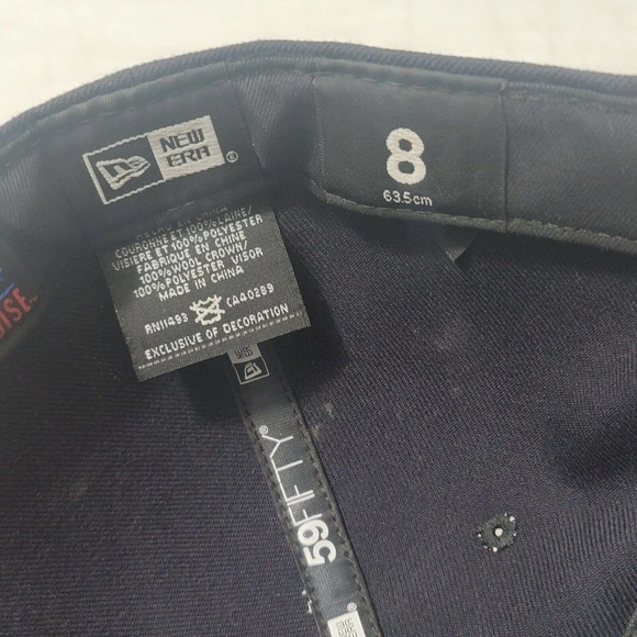 PITTSBURGH PIRATES New Era 59Fifty Jolly Roger Logo Fitted Hat Cap Size 8 2 Tone - Picture 9 of 12